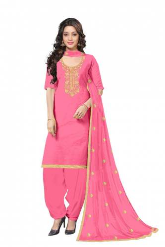 Cotton Embroidered Salwar Kameez