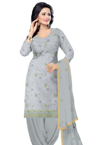 Designer Jam Print Dress Material