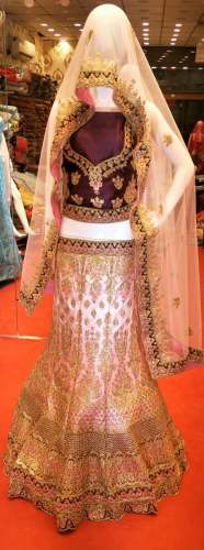 Lengha choli by Stitch Line Apparel