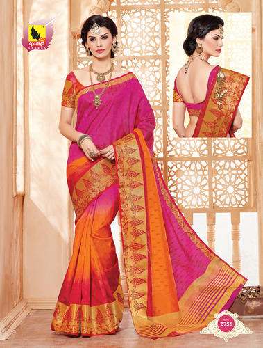 designer printed silk saree by Ashika Textile india Pvt Ltd