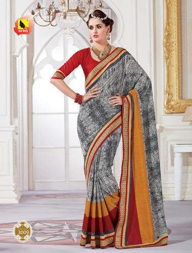 Stylish party wear saree