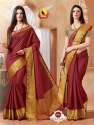 trendy look silk saree