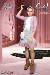 Cool Khadi Cotton three pic kids western wear.