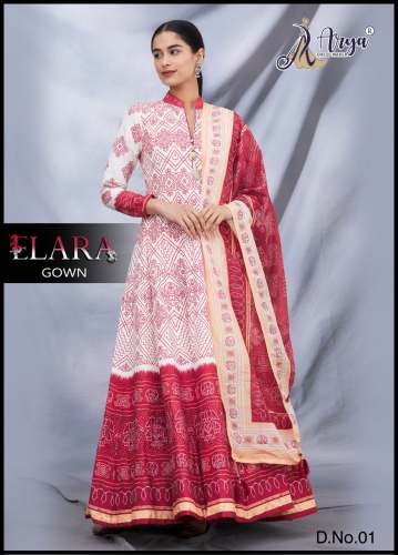 Elara Gown Digital Print by Arya Dress Maker