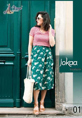 Exclusive Floral Print skirts and T-shirts