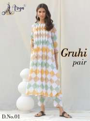GRUHI PAIR  KURTI AND PANT
