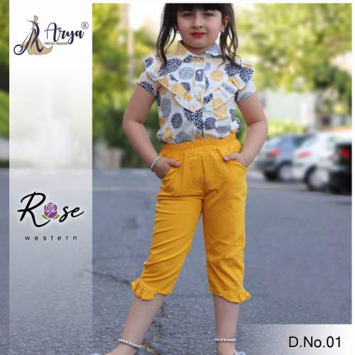 ROSE WESTERN TOP AND PANT
