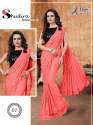 Shudhira Lycra Flower buta Designer Saree. thumb 1