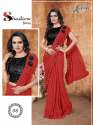 Shudhira Lycra Flower buta Designer Saree. thumb 5