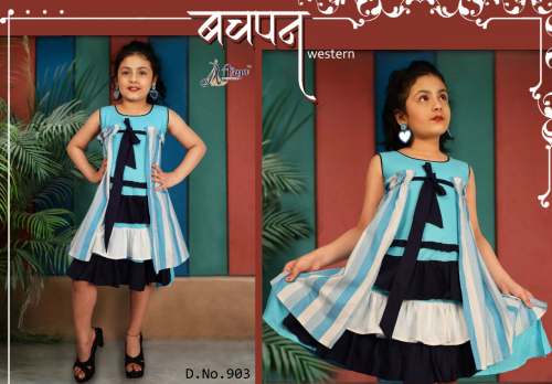 Styles Bachpan Cotton Gown in Kid's Wear.