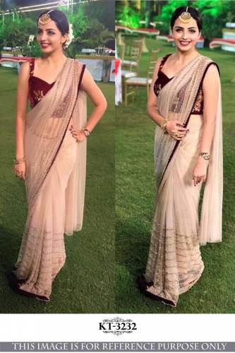 Net Saree KT - 3232 