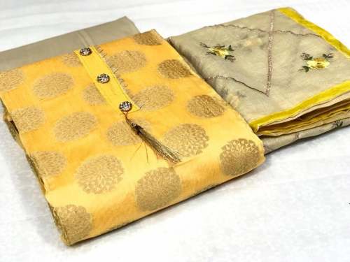 banarasi Jacuard Fancy Dress material