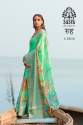 beautifully designed  linen Sarees thumb 11