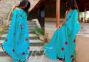 Chanderi With Fancy Zalar Saree thumb 5