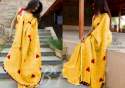 Chanderi With Fancy Zalar Saree thumb 6
