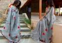Chanderi With Fancy Zalar Saree thumb 7
