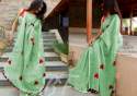 Chanderi With Fancy Zalar Saree thumb 9