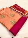 Fancy Chanderi Dress Material thumb 4