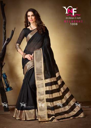 Nilakshi Fancy Silk Saree With Blouse piece