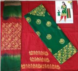 Casual Wear Wax Batik Print Dress Material 