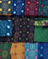 Festival Wear Bandhani Unstitched Suit 