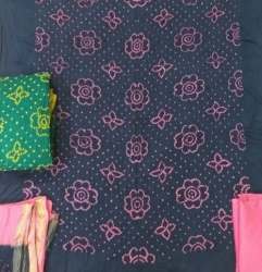 Multi Color Cotton Handloom Dress Material