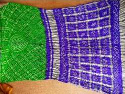 Pure Gaji Silk Bandhani Gharchola Saree