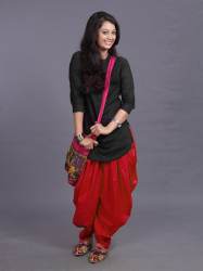 Fancy Kurti With Dhoti 