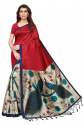 Fancy Peacock Print Saree