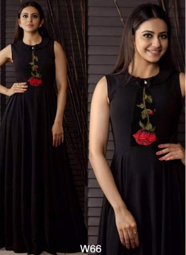 Fancy Rayon Heavy Gown