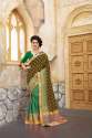 Golden Border Banarasi Silk Sarees