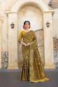 Golden Border Banarasi Silk Sarees thumb 1