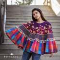 Rangeela Re colourful Embroidered Ponches