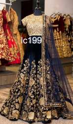 Banglori Silk With Embroidery Work Lehenga Choli.