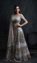 Grey Color  Party Lehanga Choli