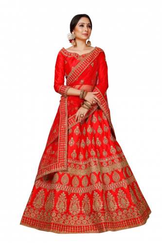 Red Color Banglori Silk 