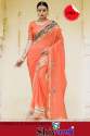 Art Silk Saree With Embroidery Work thumb 6