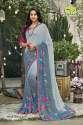 Elegance Border Georgette Saree thumb 5