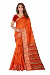 Fancy Cotton Pallu Sarees-1