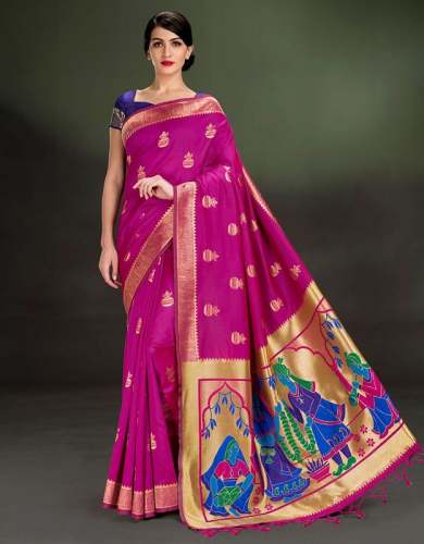 Paithani Silk Pallu Sarees