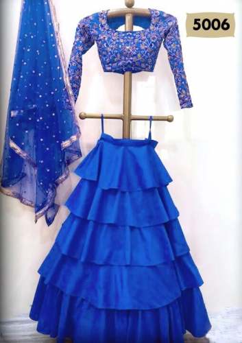 5006-Ruffle Lehenga Choli by m m outfits