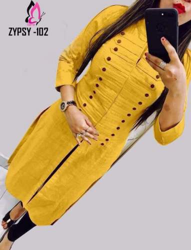 BUTTON SELFIE KURTI