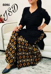 Cotton kurti and plazzo