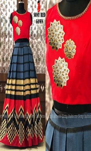 SONY RED GOWN