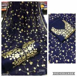 CHANDERI EMBROIDRED DRESS
