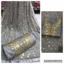 CHANDERI EMBROIDRED DRESS thumb 1