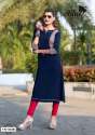 Clemira Present Casual Wear Palak Rayon Kurti thumb 1