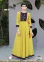 Clemira Presented Prasang  Rayon Anarkali Kurti thumb 4