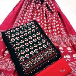 Cotton Choli Work  Dress Materials