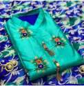 Cotton Dress Material with Embroidery Work 